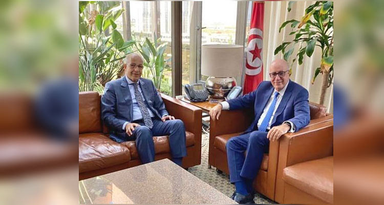 Central Bank Governor holds a working session with his Libyan counterpart