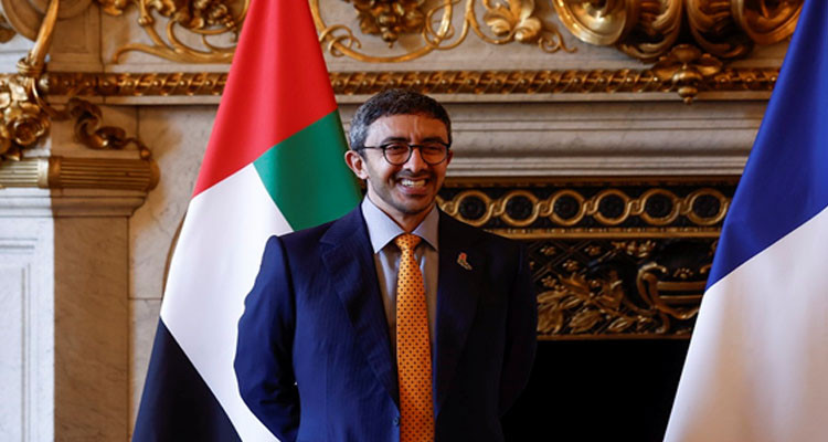 Emirati FM on official visit to Israel