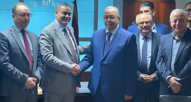 The Libyan Minister of Transport meets with the UTICA delegation