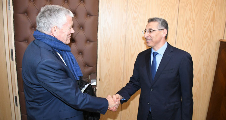 The Interior Minister receives the French Ambassador to Tunisia