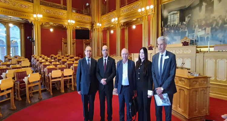The Tunisian Minister of Social Affairs on a working visit to Oslo