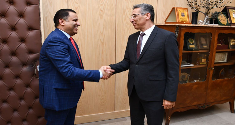 The Tunisian Minister of Interior receives the Libyan Chargé d'Affaires