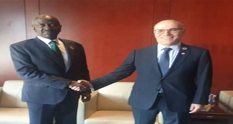 The Tunisian FM meets with his Mauritanian counterpart in Addis Ababa
