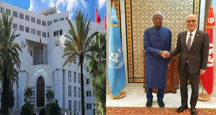 The Tunisian FM meets with the UN Special Representative for Libya