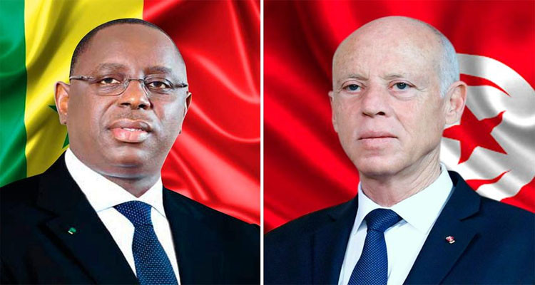 A phone call between the Tunisian and Senegalese Presidents