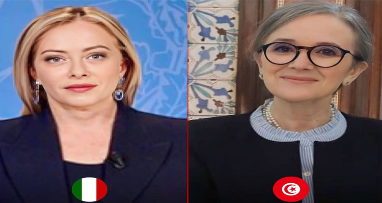Phone call between the Head of Government & her Italian counterpart