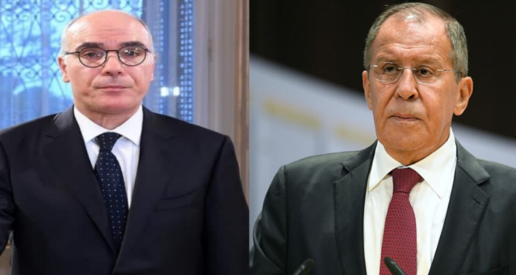Phone conversation between the Tunisian FM and his Russian counterpart