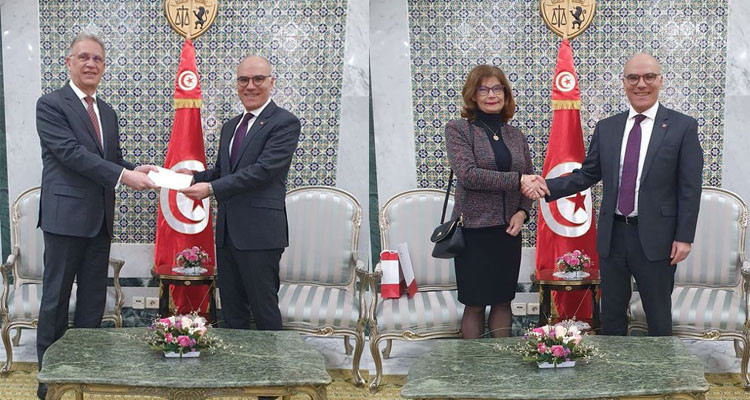Tunisian FM received the Ambassadors of Brazil and Poland