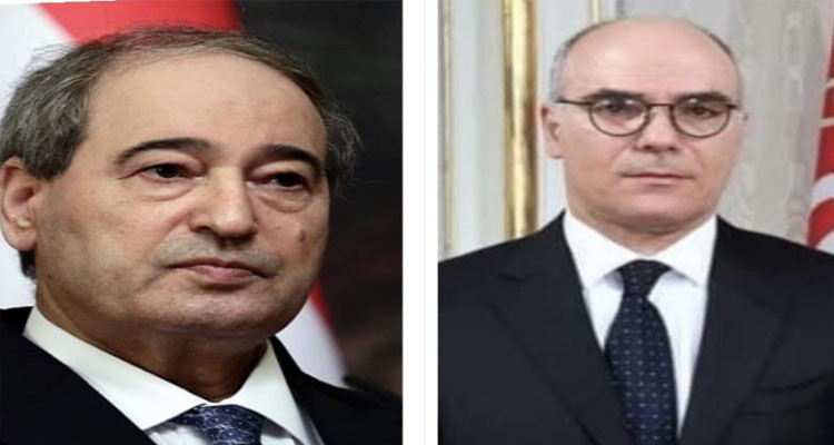 Phone call between the Tunisian FM and his Syrian counterpart