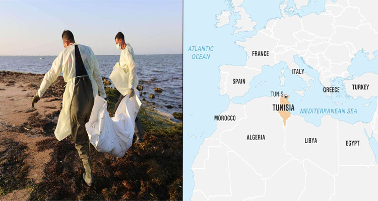 Tunisia: coastguards retrieve bodies of 41 drowned migrants