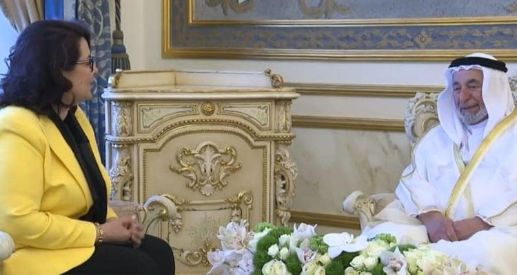 A letter from the Tunisian President to the Ruler of Sharjah