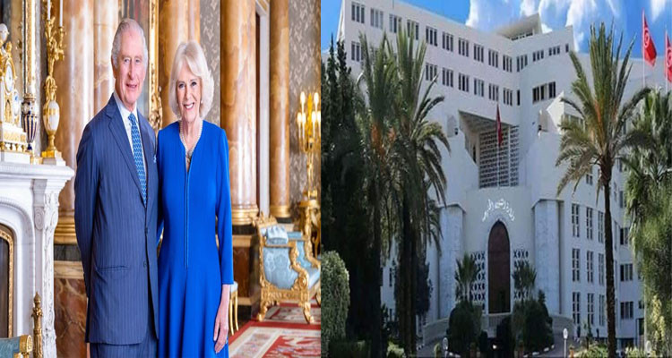 Nabil Ammar represents Tunisia on the coronation of the King  & Queen of UK