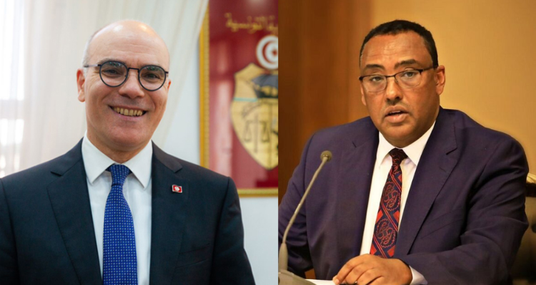 A phone call between the Tunisian FM and his Ethiopian counterpart