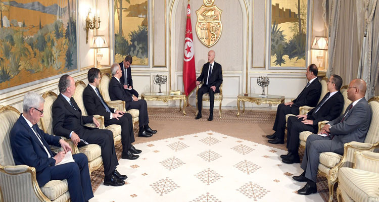 The Tunisian President receives the Italian Minister of Interior