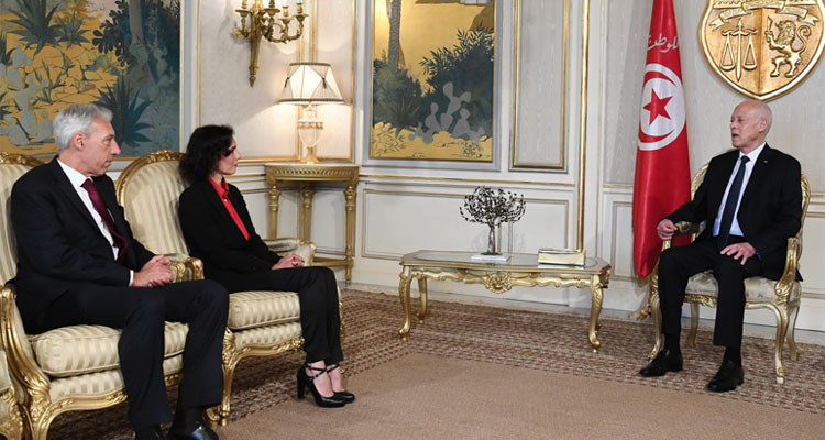 Tunisian President receives the Portugese and Belgium Foreign Ministers