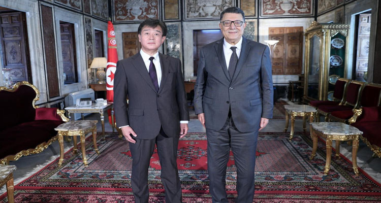 The Head of Parliament receives the Japanese Ambassador to Tunisia