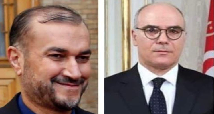 Phone call between the Tunisian FM and His Iranian Counterpart