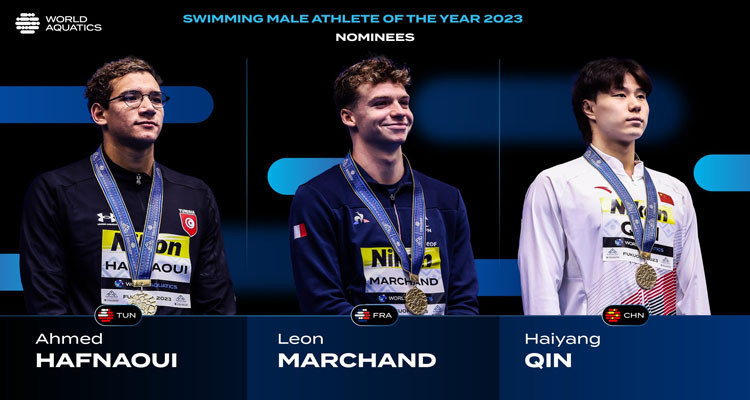 Ayoub Hafnaoui is among Candidates for the Award of the 2023 Best Swimmer