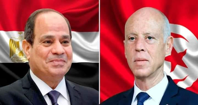 Phone call between the Tunisian President and his Egyptian Counterpart