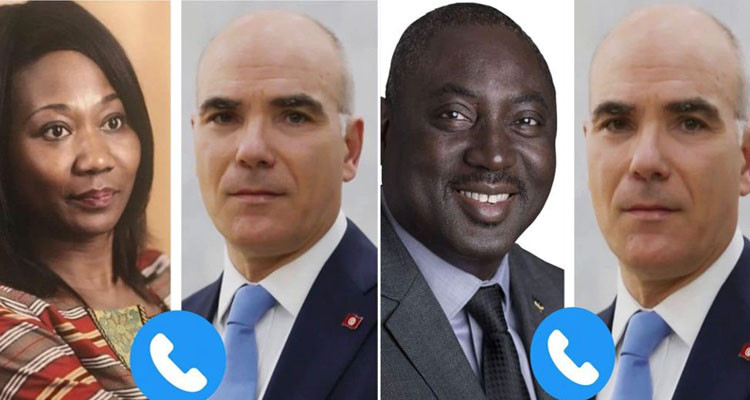Tunisian FM had phone calls with his Gambian & Central African Counterparts