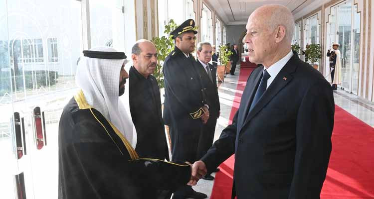 Kais Saied travels to Kuwait to offer condolences on the Emir’s death