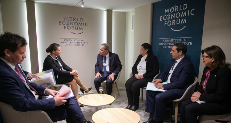 Tunisian Head of Government had several meetings in Davos