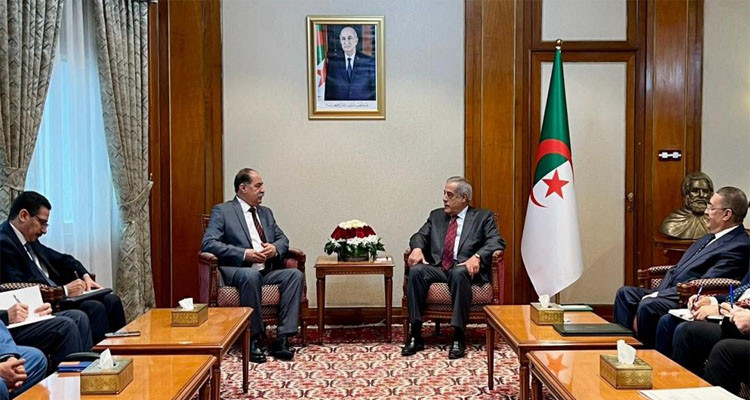 The Algerian Prime Minister Receives the Tunisian Minister of Interior