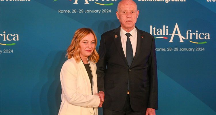 Tunisian President Engages in Several Talks at Italy-Africa Summit