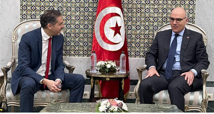 Tunisian FM receives the French Interministerial Delegate for Mediterranean