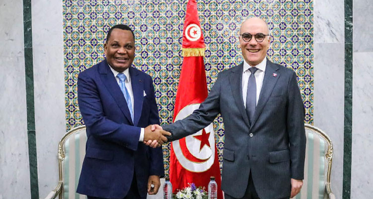 Tunisian FM met with his Congolese Counterpart