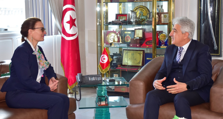 Tunisian Minister of National Defense receives French Ambassador in Tunis