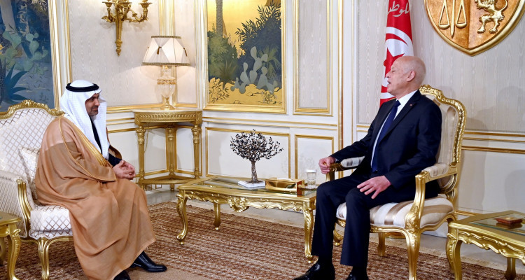 Tunisian President receives the Saudi Minister of Health