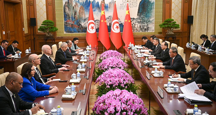 Tunisian President met with the Chinese PM in Beijing