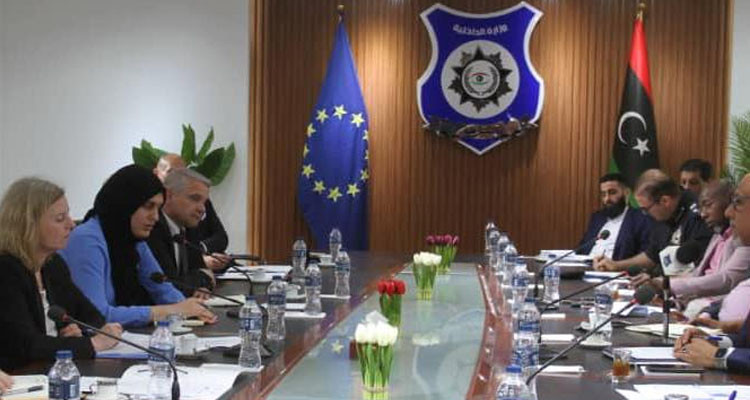 Libya: Meeting with EU Officials on Border Security and Combating Illegal Migration