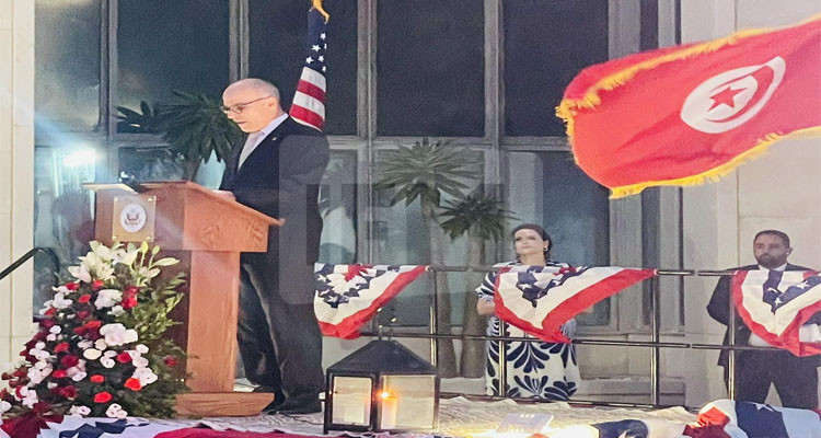 Tunisian FM Advocates for Palestinian Rights during US National Day Celebration