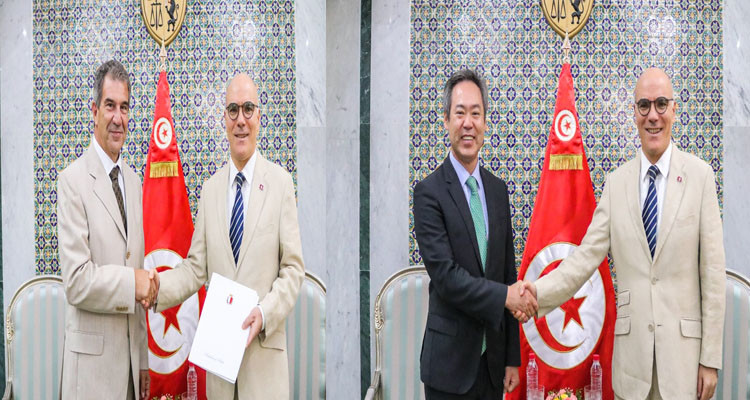 Tunisian FM met with the Korean and Maltese Ambassadors