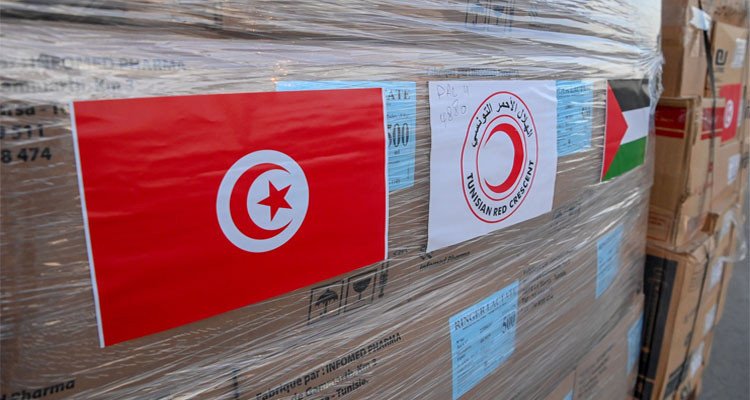Tunisia Sends 1,609 Tonnes of Aid to Gaza in Solidarity Mission