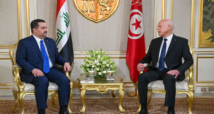 Tunisian President Receives Iraqi Prime Minister to Strengthen Relations