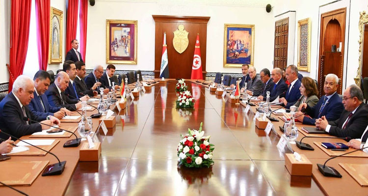 Tunisian and Iraqi Prime Ministers Lead Joint Session