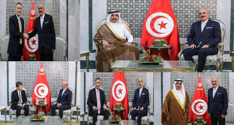 Tunisian FM Met With Ambassadors of Friends Countries
