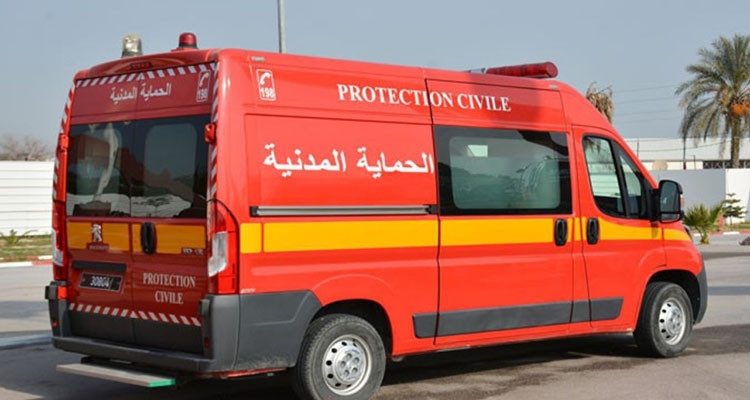 الحماية المدنية:  تسجيل 453 إصابة في حوادث مختلفة