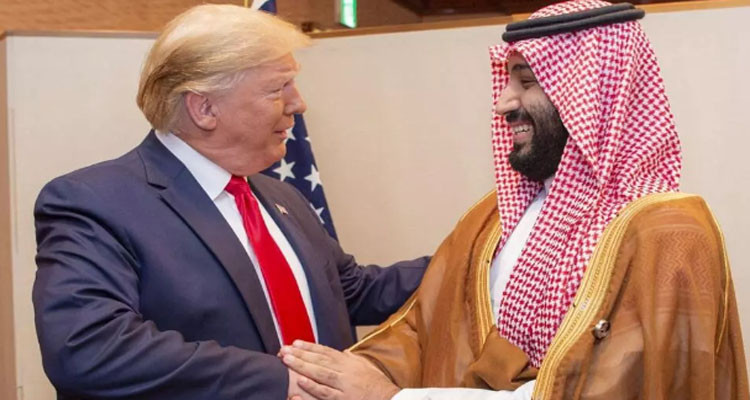 محمد بن سلمان يكشف لترامب رغبة المملكة باستثمار 600 مليار دولار في الولايات المتحدة