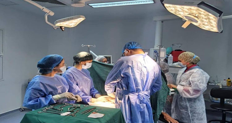نجاح أولى العمليات الجراحية بالمستشفى الجهوي بمجاز الباب