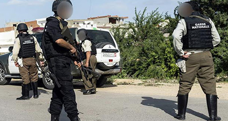 الحرس الوطني في تونس يحجز وسائل نقل