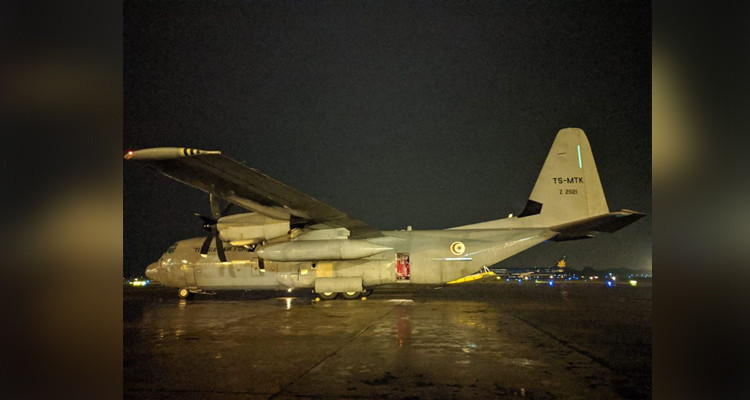 طائرة عسكرية تونسية