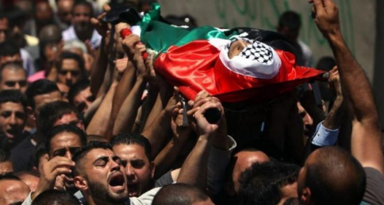 استشهاد طفل فلسطيني