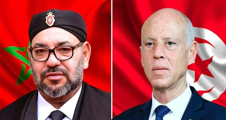 قيس سعيد ومحمد السادس