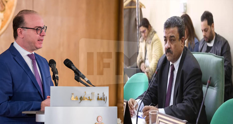 بدر الدين القمودي وإلياس الفخفاخ