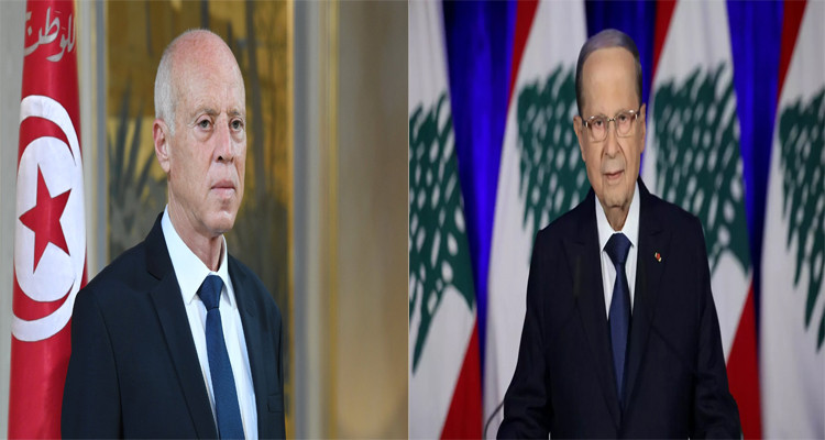 قيس سعيد وميشال عون