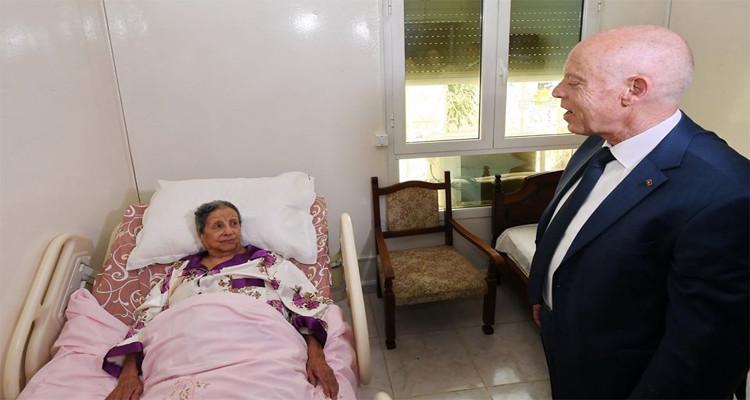 قيس سعيد يزور دلندة عبدو